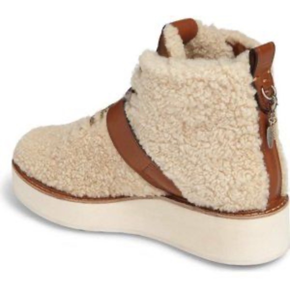 Coach Urban Hiker Shearling Platform Boot - Picture 4 of 9